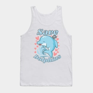 Save The Dolphins Tank Top